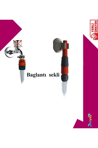 Plasyay Ayarlı Lans Başlık Ve Hortum Bağlantı Takımı