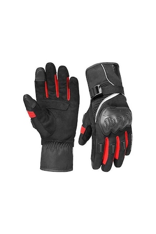 Novahub Kışlık Su Geçirmez Motosiklet Eldiveni - Sıcak Tutan Polyester Mikrofiber Eldiven