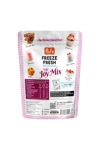 Pol's Freeze Fresh Dondurularak Kurutulmuş Joy Mix 20 G X 3 Adet 20 G