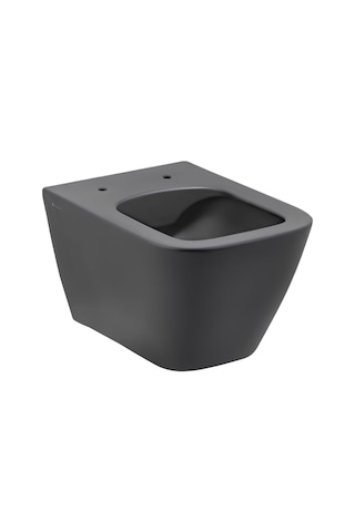 Saturn Rimout Mat Antrasit Asma Klozet A141301k,seramiksan Saturn