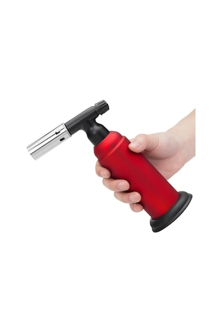 Hainz Köln Bs-850 Pürmüz Torch Çift Çıkışlı Bütan Gaz Kırmızı