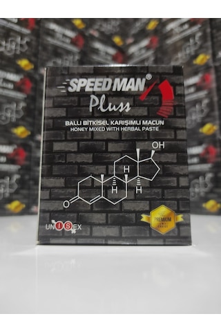 Speed Man Pluss Ballı Bitkisel Karışımlı Macun 230 G