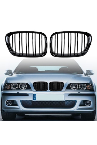 Bmw 5 Serisi E39 M5 Böbrek Parlak Siyah Tam Uyumlu