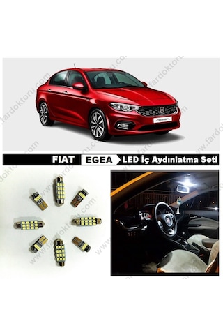 Fardoktoru Fiat Egea Led Iç Aydinlatma Ampul Seti Beyaz