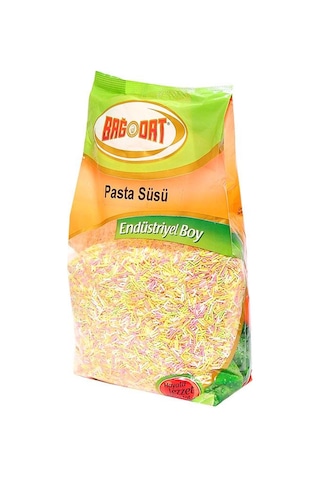 Bağdat Baharat Endüstriyel Boy Pasta Süsü Renkli 1 KG