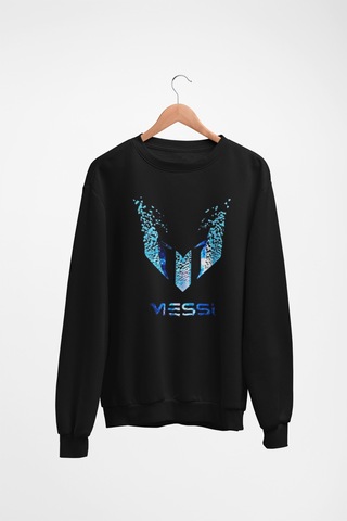 Magors Stıl-x Messi Baskılı Erkek Çocuk Sweatshırt Siyah-7