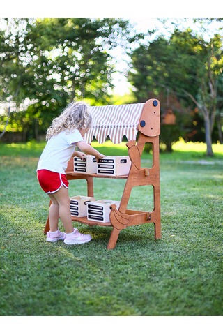 Mandu Ahşap Çocuk Manav Tezgâhı Çok Renkli