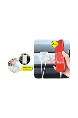 Piranha Kaydırmaz Telefon Tutucu Ve Kablo Toplayıcı