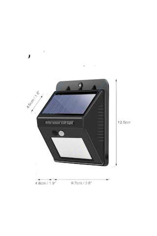 Solar Güneş Enerji Panelli Sensörlü Lamba Enerji Tasarruflu Tkn3tgsfrlnjvmxwıvw Çok Renkli