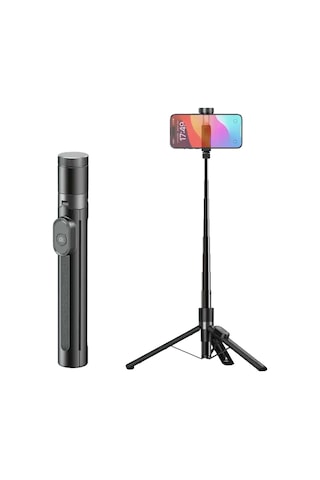 Jmary Kt-209 180 Derece Dönebilen Kablosuz Kumandalı Tripod Ve Selfie Çubuğu Siyah Jmary Kt-209 180 Derece Dönebilen Kablosuz Kumandalı Tripod Ve Selfie Çubuğu Siyah