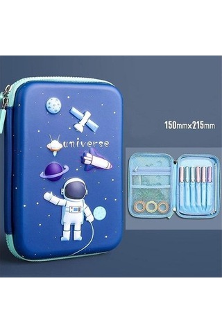 Sevimli Unicorn Desenli Kalem Kutusu Ve Okul Kırtasiye Çantası Renkli Okul Malzemeleri Organizasyonu İçin Pratik Kılıf Pembe