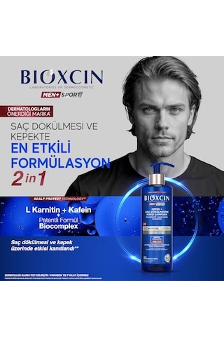 Sport Kepek Saç Dökülmesine Karşı Şampuan L-carnitine Kafein Biocomplex B11 500 Ml Tüm Saç Tipleri Için