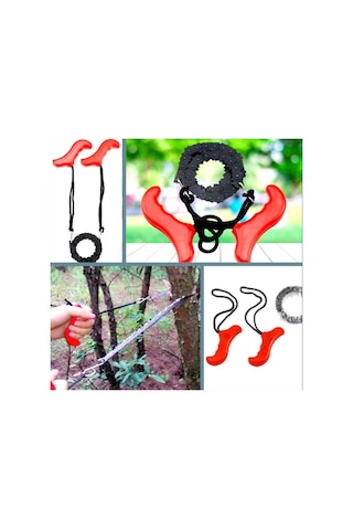 Omeniv Pratik Güçlü Testere El Testeresi Kamp Outdoor Karavan Turuncu