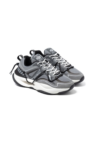 Suede Grey/tec Grey Sneaker Günlük Erkek Diğer 29214/cp F Bkku Bikkembergs Shoes Suede Grey/tech Gri