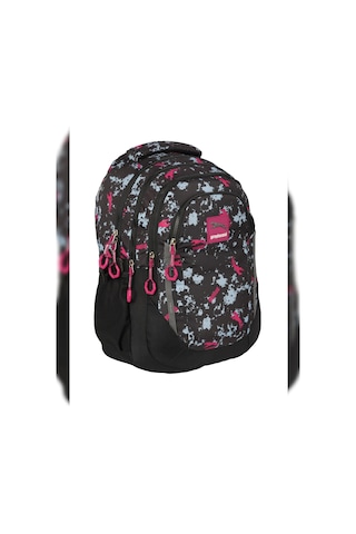 Greyhound 4 Bölmeli Geniş Okul/sırt Çantası Spor Çantası Günlük Çanta 2053 Pembe 4 Gözlü Çanta Desenli