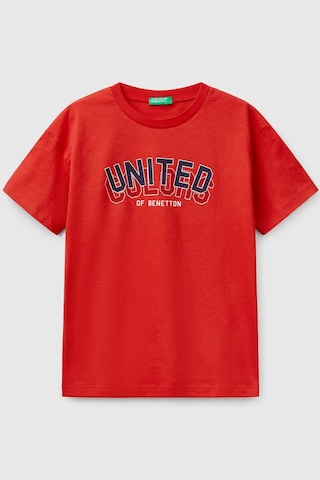 Benetton Erkek Çocuk Tişört Gri