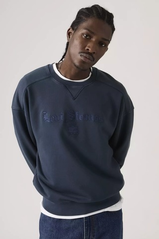 Levi's Erkek Bisiklet Yaka Lacivert Sweatshirt - 005pk-0003 Lacivert