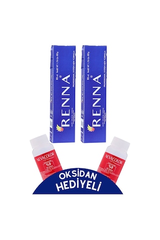 Renna Tüp Boya 2 x 60 ML 9.44 + Oksidan 2'li