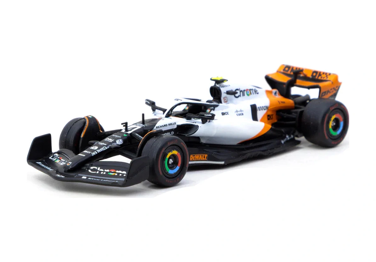 Tarmac Works X İxo Models 1/64 Mclaren Mcl60 Spanish Grand Prix 2023 Qualifying 4 Lando Norris - Glo Çok Renkli