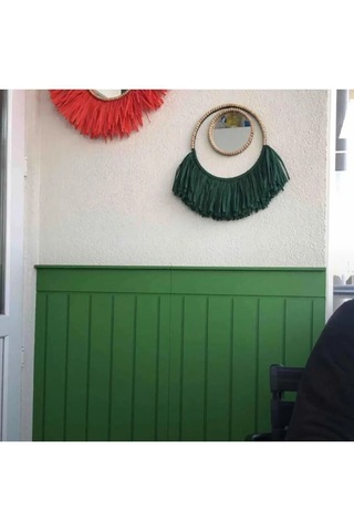 Iskandınav 18x102cm Dekoratif Duvar Paneli Boyanabilir 3adet 3lü