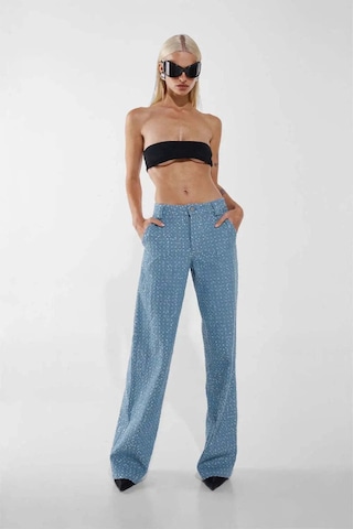 By Dyln Valentino Rahat Denim Pantolon - Payetli Tasarım İle Şıklığı Yakalayın Mavi