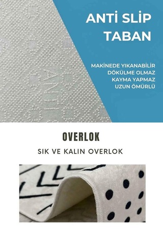 Yıkanabilir Yolluk 108 Çok Renkli