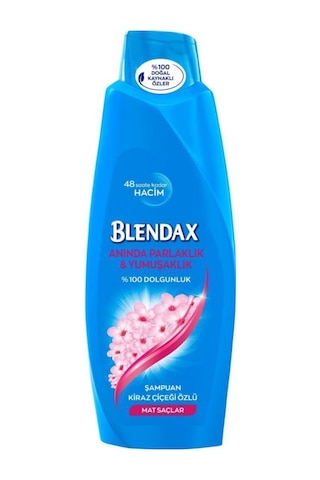 Blendax Anında Parlaklık Ve Yumuşaklık Kiraz Çiçeği Özlü Şampuan 3 x 500 ML