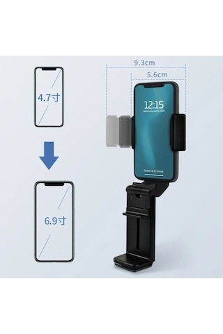 Moly 360 Döndürülebilir Katlanabilir Seyahat Masası, Telefon Tutucu, El Serbest İzleme, Çok Fonksiyonlu Aksesuar