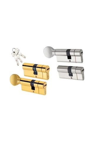 YUMA 68 MM BİLYALI TUZAKLI KAPI KİLİT GÖBEĞİ BAREL SETİ 2Lİ