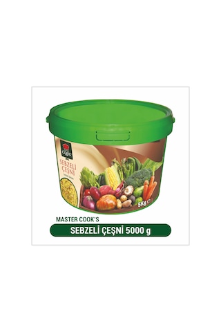 Master Cooks Sebzeli Çeşni 5 KG Master Cooks Sebzeli Çeşni 5 KG