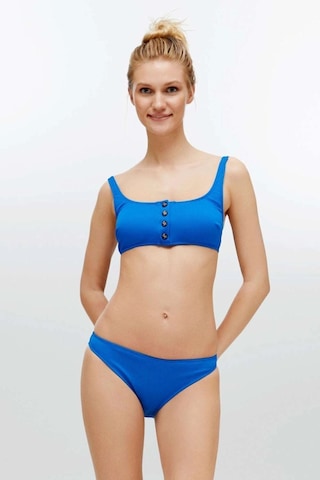 U.S. Polo Assn. Kadın Saks Mavi Bikini Takım
