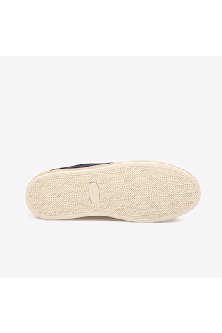 Kemal Tanca Andrea Giovanni Erkek Kauçuk Taban Süet Perfore Casual Loafer 5187 Lacivert