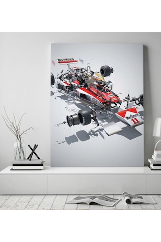 Bk Gift Formula 1 Tasarımlı Kanvas Tablo 50x70cm-8 Bkbitmeyen98189 Bk