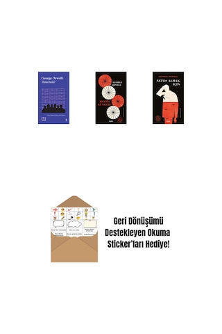 Everest Açıkhava 24 - Denemeler + Burma Günleri Ciltli + Nefes Almak İçin Ciltli + Okuma Sticker'ları