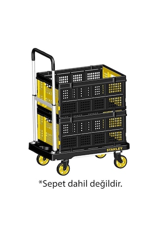 Staneley Fatmax FX712 120 KG Profesyonel Katlanabilir Paket Taşıma Arabası