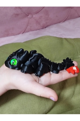 3d Hareketli Antistres Oyuncak - Dişsiz Ejderh