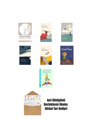 Antoine De Saintexupery 7 Kitap Set + Okuma Sticker'ları