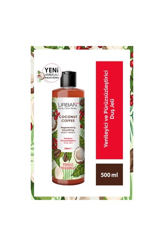 Urban Care Coconut Coffee Yenileyici ve Pürüzsüzleştirici Duş Jeli 500 ML