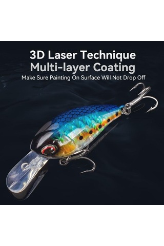 Krallık Şişman Çocuk Balıkçılık Lures Yüzen Crankbaits U/t Türleri Dudak Derin Dalgıç Yem Cazibesi Sert Yemler Profesyonel Aksiyon Wobbler