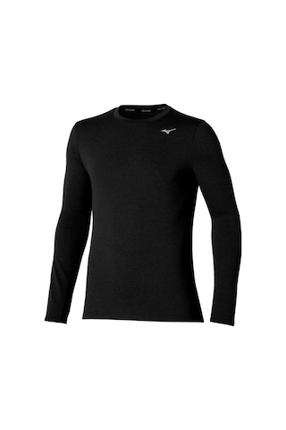 Mizuno Core Impulse Erkek Uzun Kollu Tişört Siyah Çok Renkli
