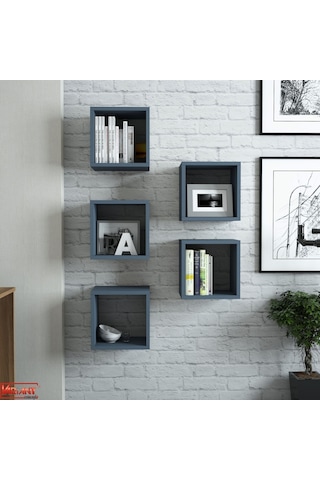 Variant Variant Box Duvar Rafı - Mavi