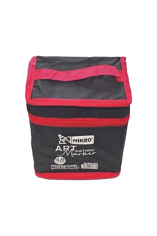 Mikro Zw-8001-48 Art Çift Tarafli Marker Çantalı Zw8001-48s Çok Renkli
