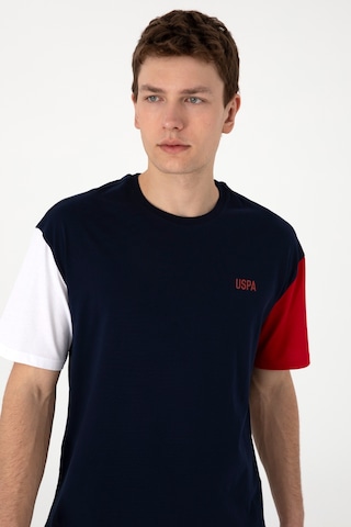 U.S. Polo Assn. Erkek Comfort Fit Bisiklet Yaka Lacivert Tişört 50306921-VR033