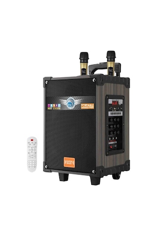 Emrtech LT-912 Kumandalı 2 Mikrofonlu Kablosuz Hoparlör