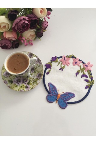 Nakışlı Kahve Yanı Sunum Peçetesi , Kokteyl Peçetesi