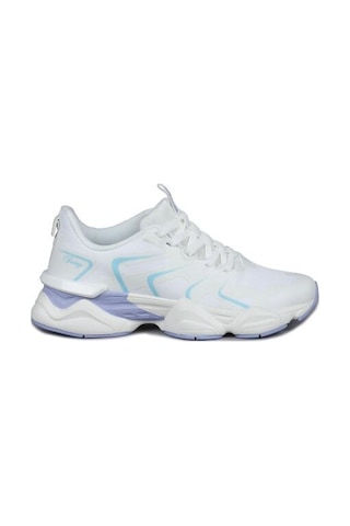 Jump 29907 Phlon Hafif Taban Bağcıklı Kadın Spor Ayakkabı Beyaz Beyaz
