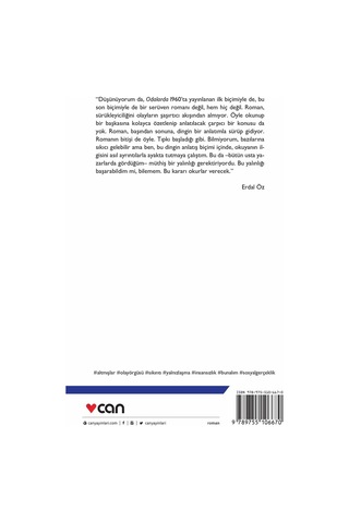 Odalarda - Erdal Öz - Can Yayınları