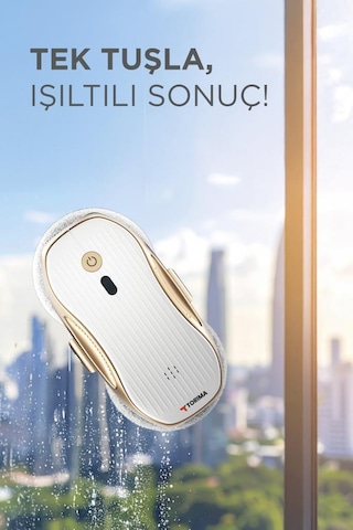 Torima S10 Su Püskürtmeli Uzaktan Kumandalı 3000pa Cam Pencere Temizleme Robotu