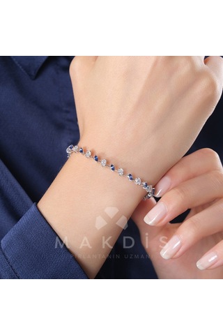 3.55 Karat Safir Pırlanta Bileklik