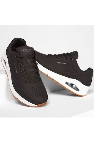 Skechers Uno Stand On Air Erkek Günlük Spor Ayakkabı52458tk-blk Siyah